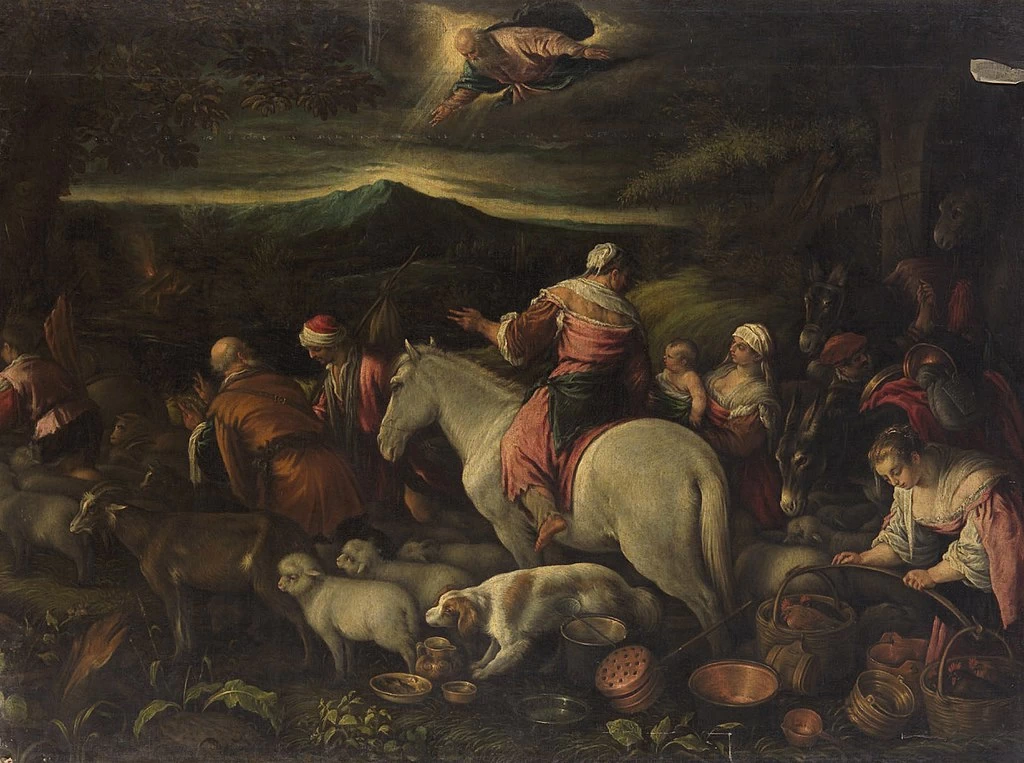 80-Leandro Dal Ponte, detto Bassano-La partenza di Abramo verso la terra promessa - Kunsthistorisches Museum 